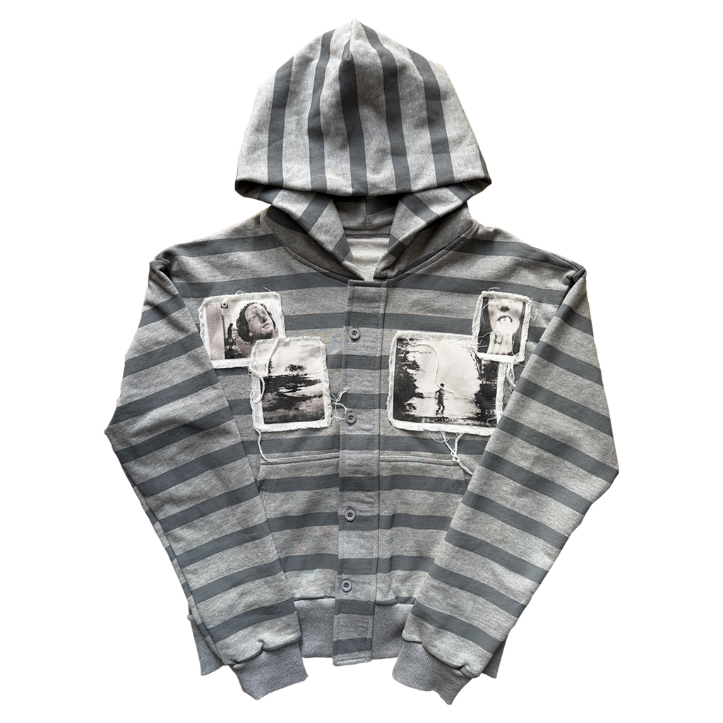Riven Stripped Hoodie