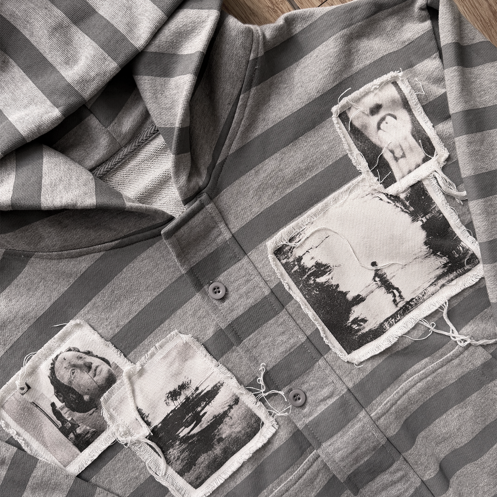 Riven Stripped Hoodie