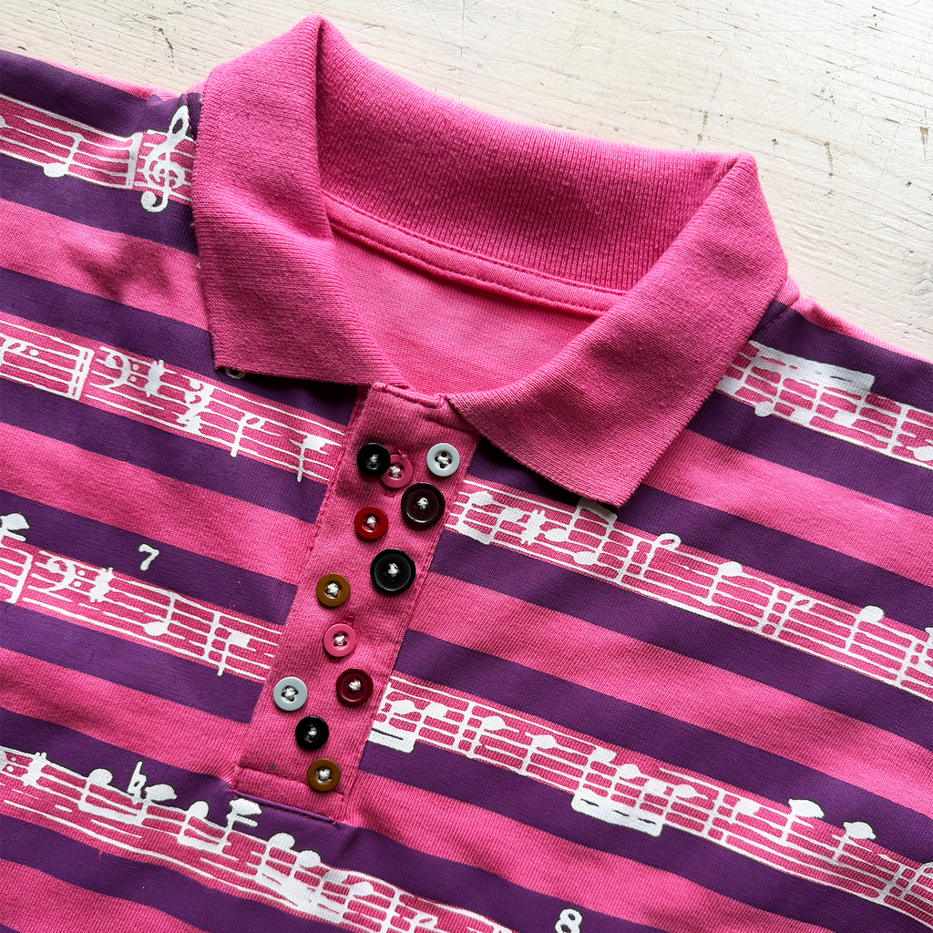 Notes Pink Polo
