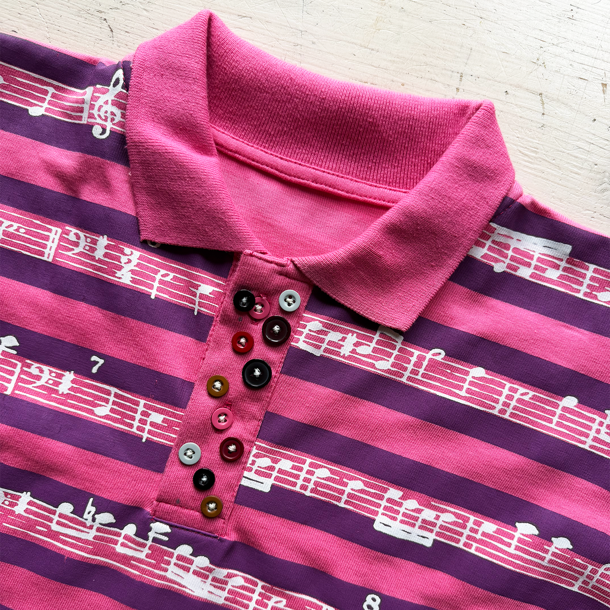 Notes Pink Polo