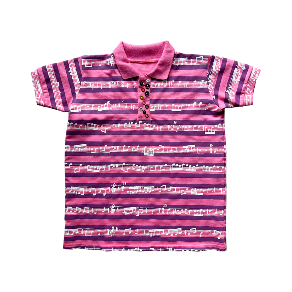 Notes Pink Polo