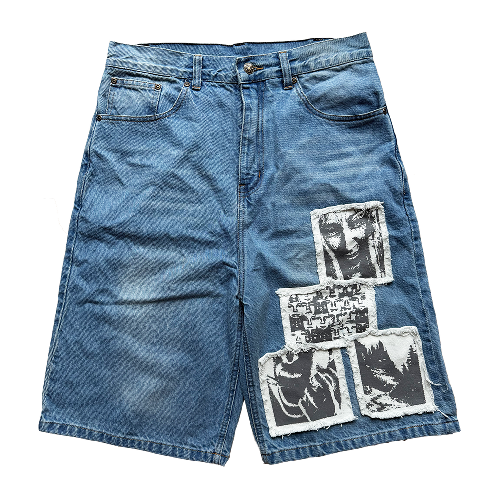 DENIM SHORTS PATCHES