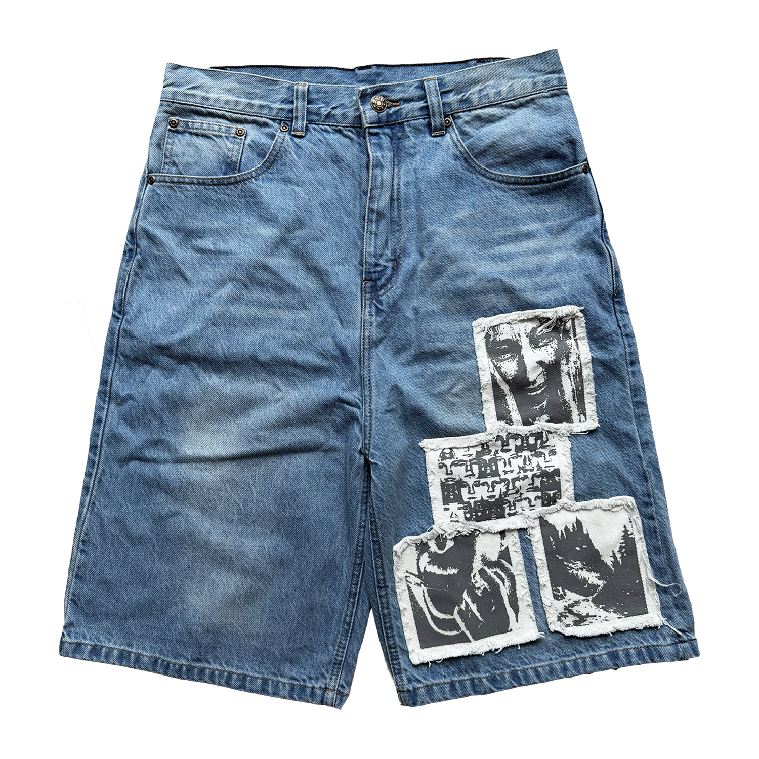 DENIM SHORTS PATCHES