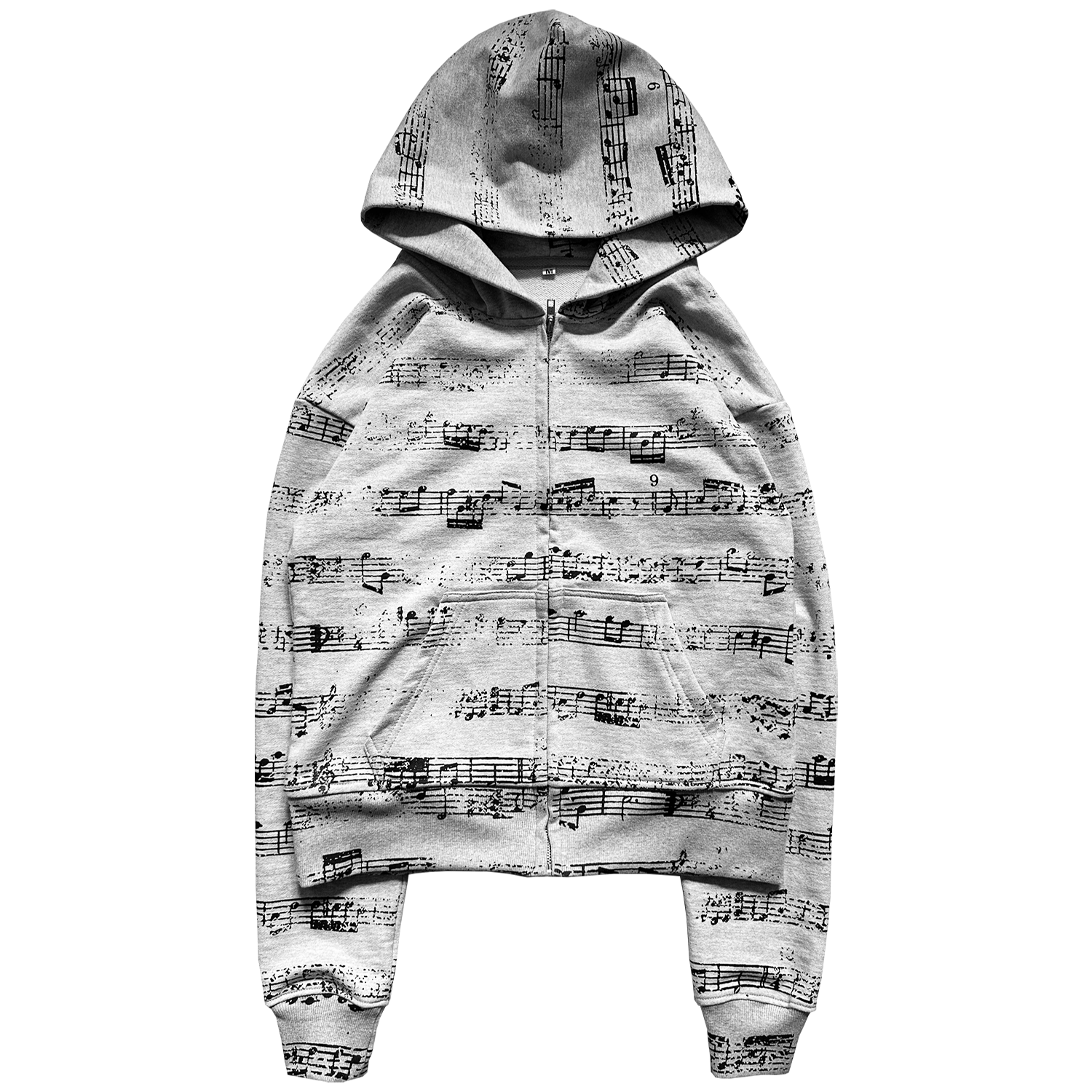 Hoodie Zip-up ''Notes''