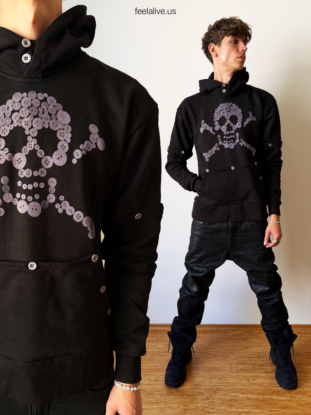 Silence Button Hoodie