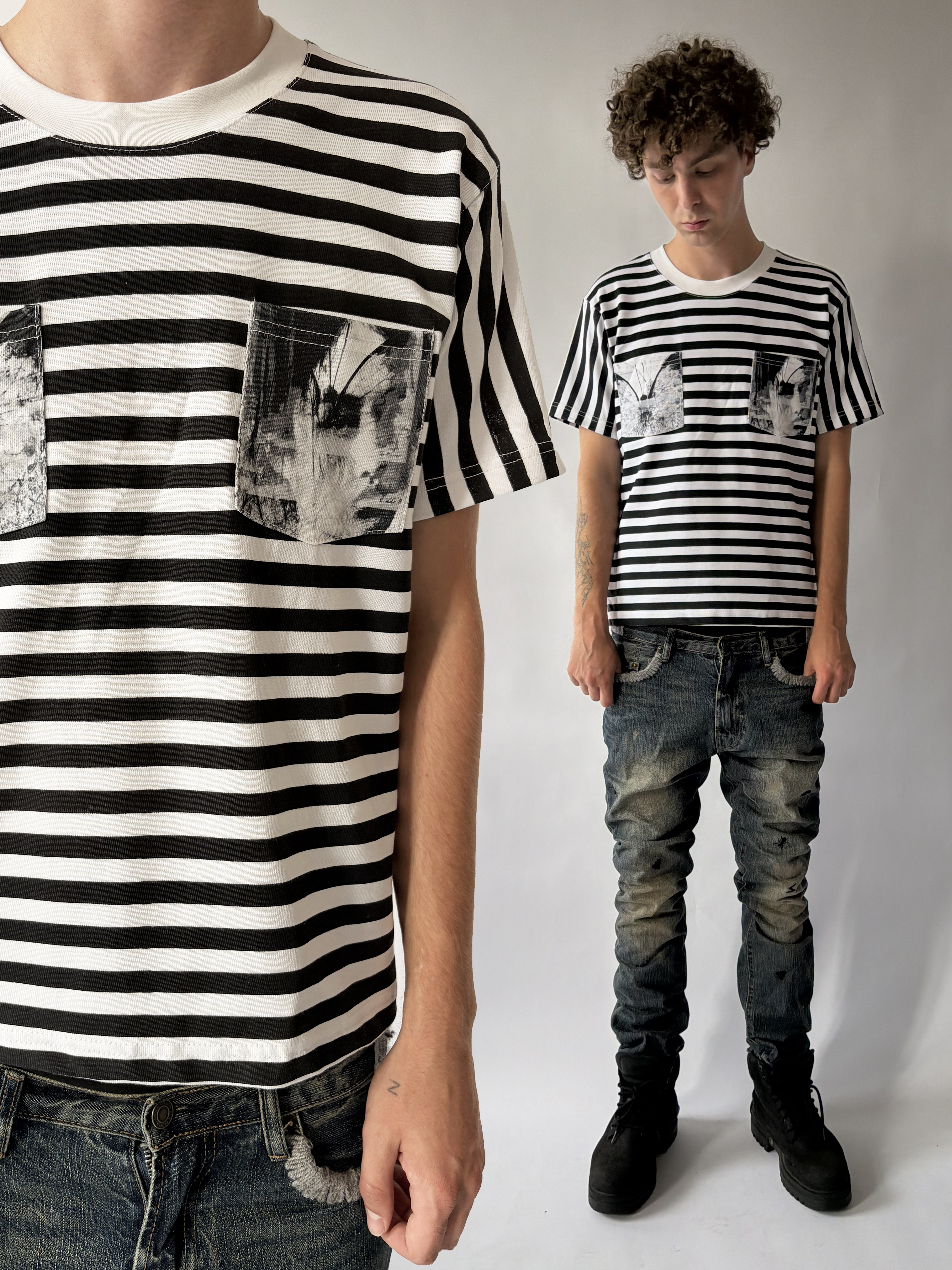 TEE STRIPPED DUALITY